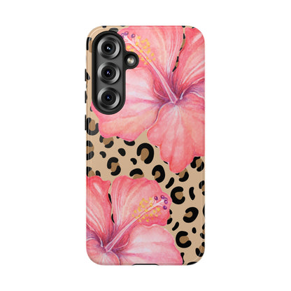Leopard and Hibiscus SAMSUNG Tough Cases l Perfect for the Summer