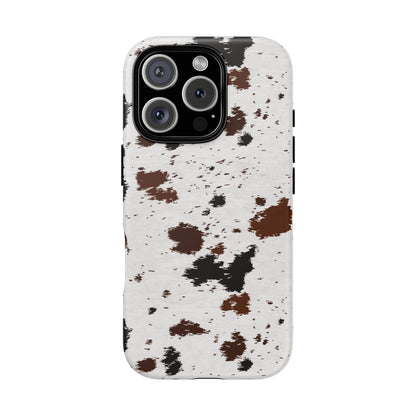 iPHONE Cow Print Tough Phone Case l GIFT FOR HIM AND HER