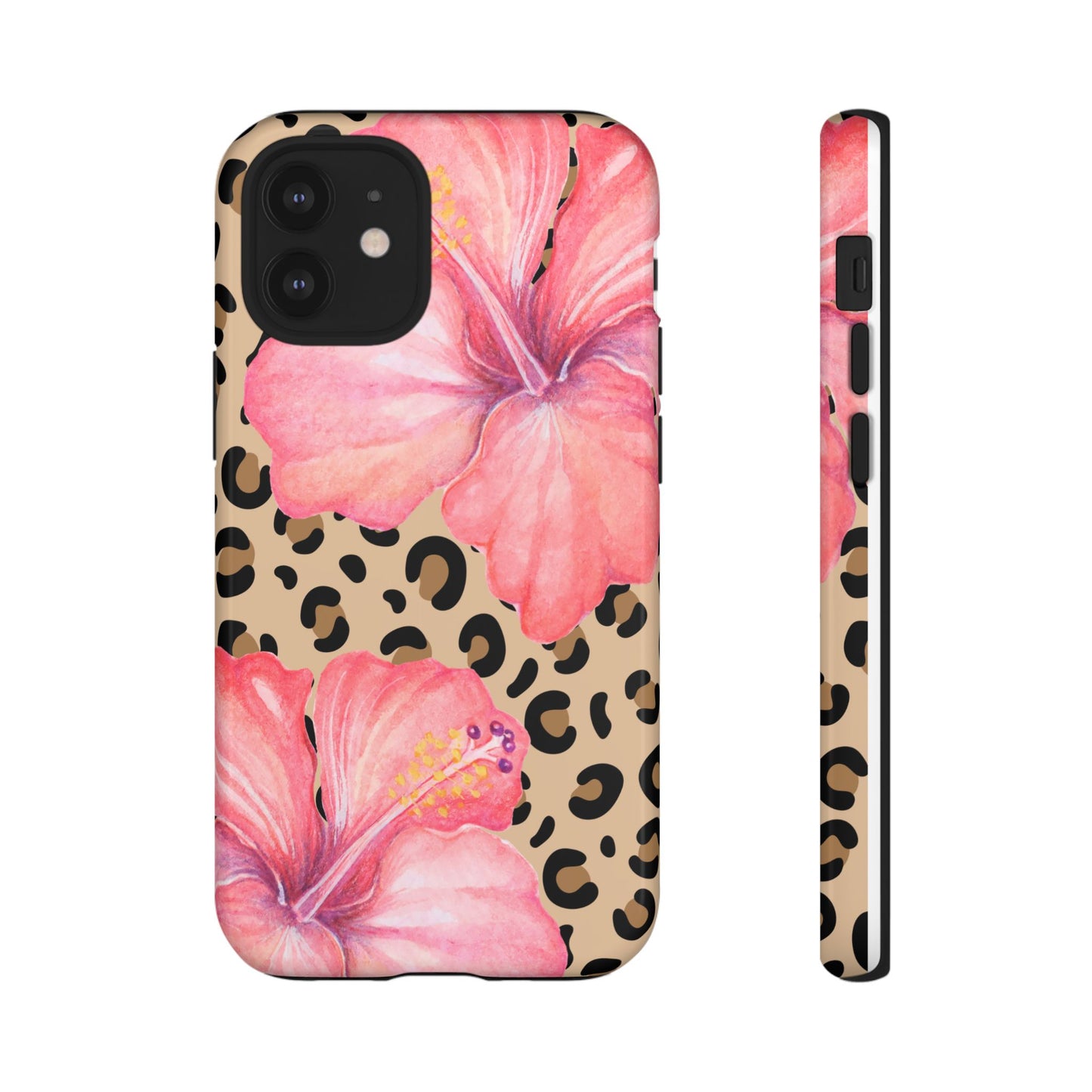 Leopard and Hibiscus iPHONE Tough Cases l Perfect for the Summer