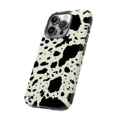 iPHONE Cow Print Tough Phone Cases l Durable Protection