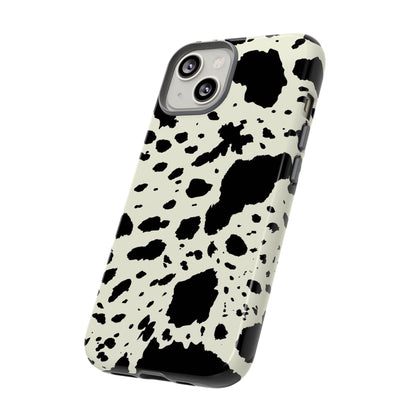 iPHONE Cow Print Tough Phone Cases l Durable Protection