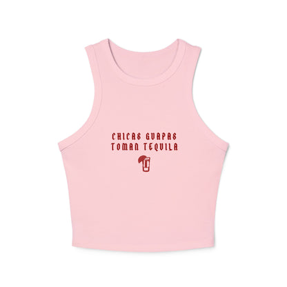 Chicas Guapas Toman Tequila - Camiseta Sin Mangas de Carreras