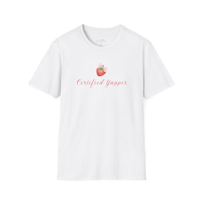 Certified Yapper Unisex Softstyle T-Shirt - Fun & Playful Vibe for Casual Wear