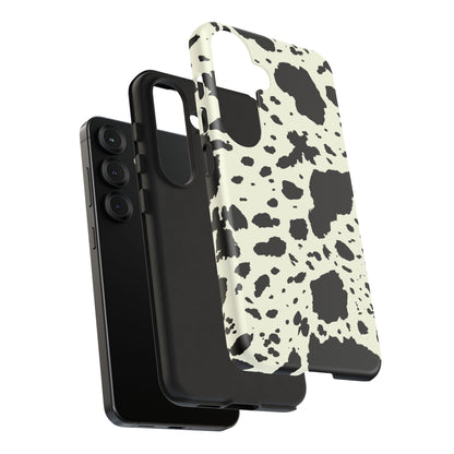 SAMSUNG Cow Print Tough Phone Cases l Durable Protection