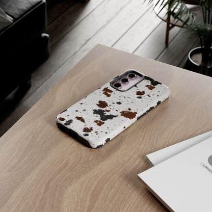 SAMSUNG Cow Print Tough Phone Case l GIFT FOR HIM AND HER