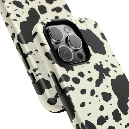 iPHONE Cow Print Tough Phone Cases l Durable Protection