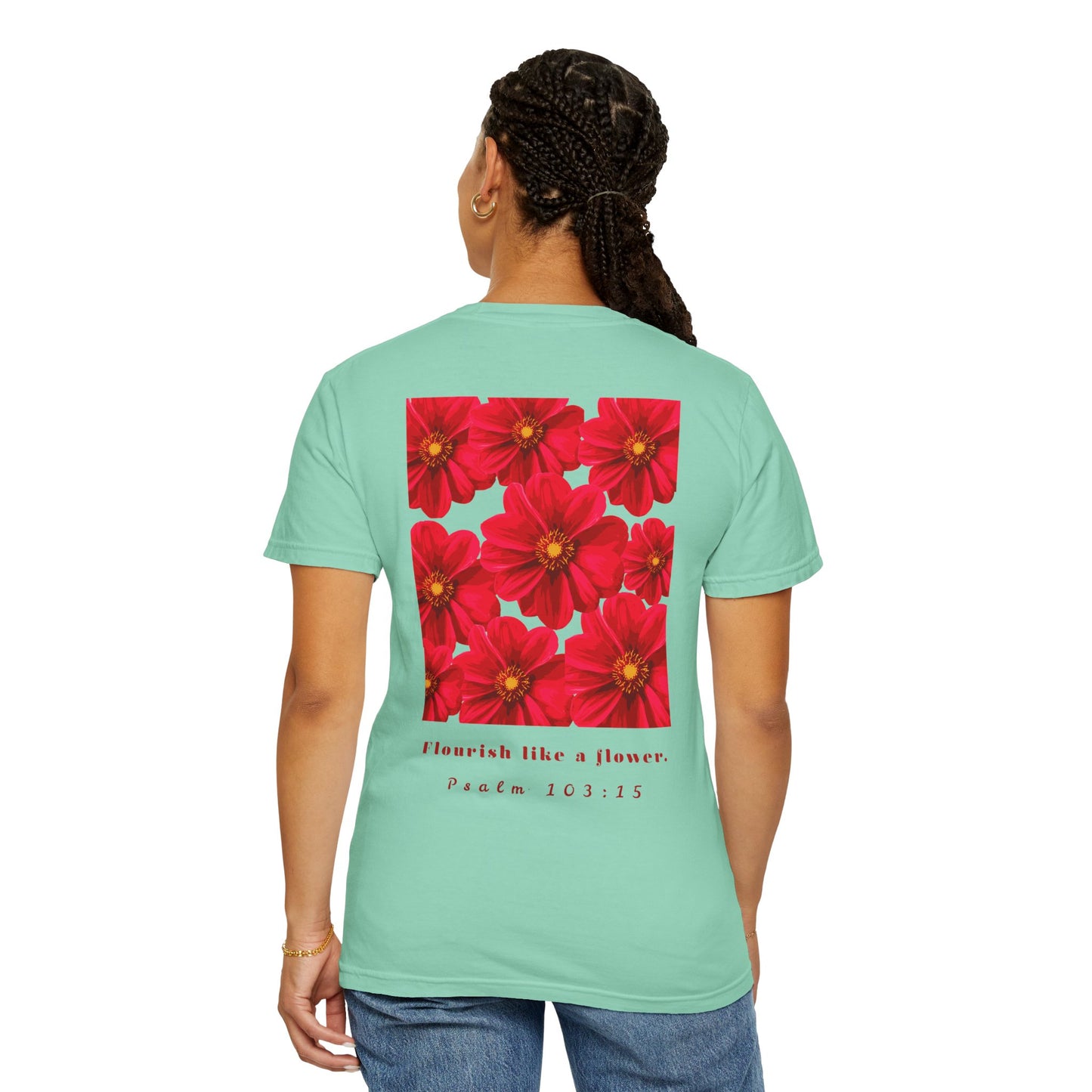 Floral Quote T-shirt l Gift for Her, Casual Wear, Daily Style