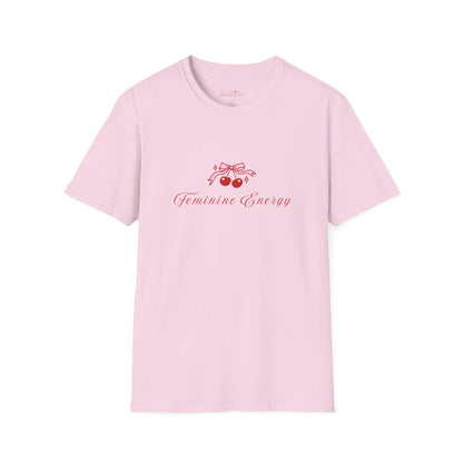 Feminine Energy Unisex Softstyle T-Shirt - Positive Vibes for Everyday Wear