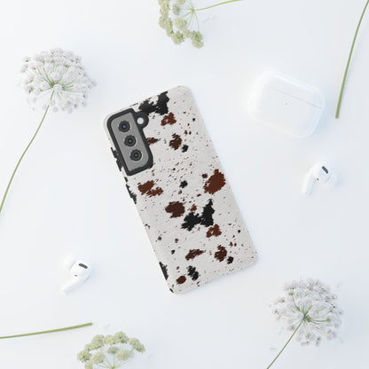 SAMSUNG Cow Print Tough Phone Case l GIFT FOR HIM AND HER