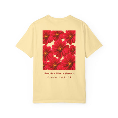 Floral Quote T-shirt l Gift for Her, Casual Wear, Daily Style