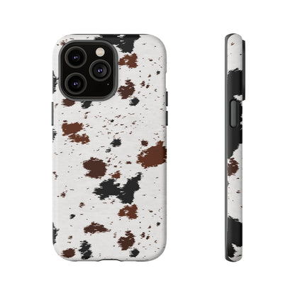 iPHONE Cow Print Tough Phone Case l GIFT FOR HIM AND HER