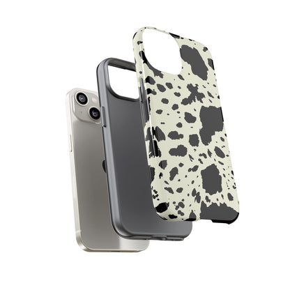 iPHONE Cow Print Tough Phone Cases l Durable Protection