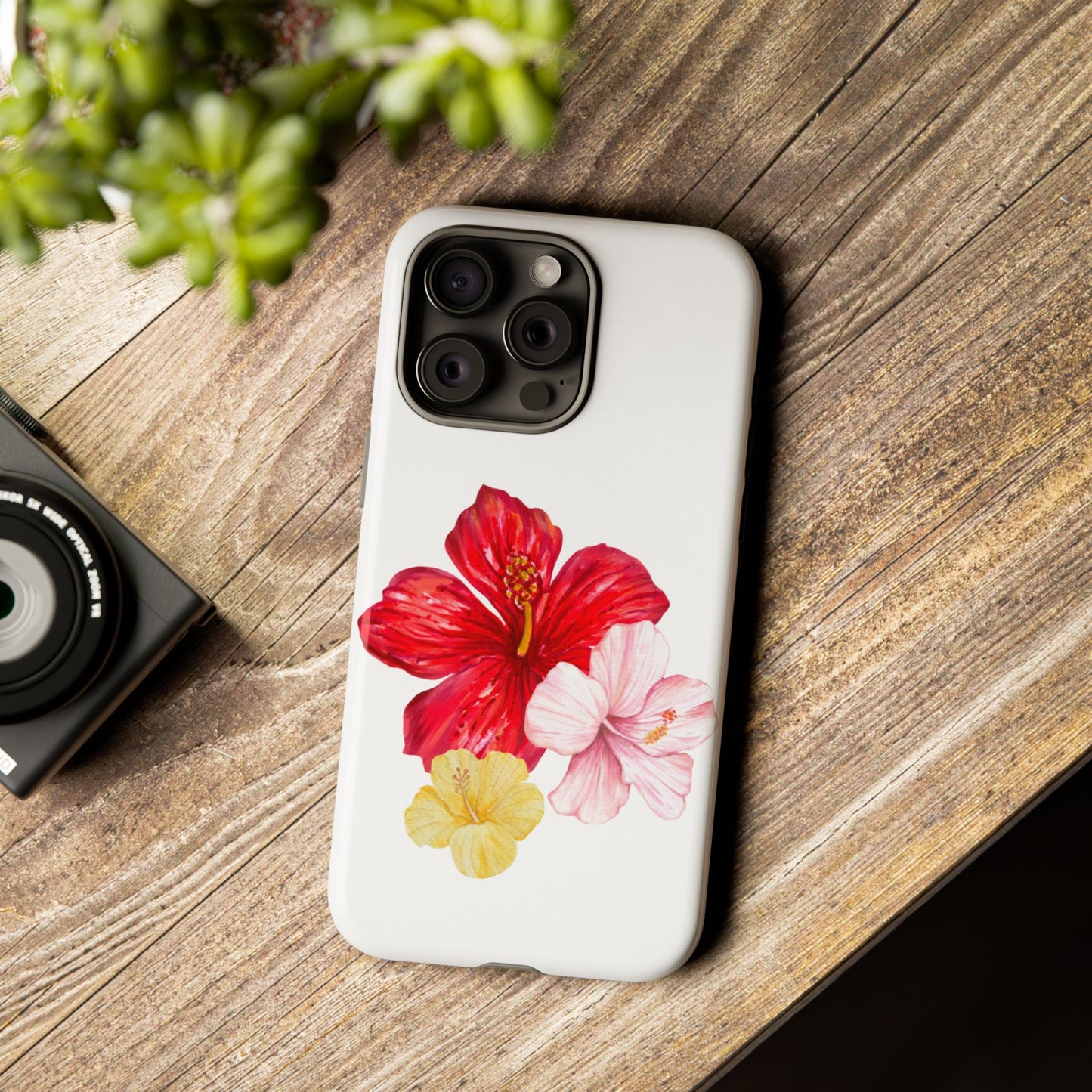 iPHONE Hibiscus Tough Cases l Tropical Vibe