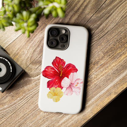 iPHONE Hibiscus Tough Cases l Tropical Vibe