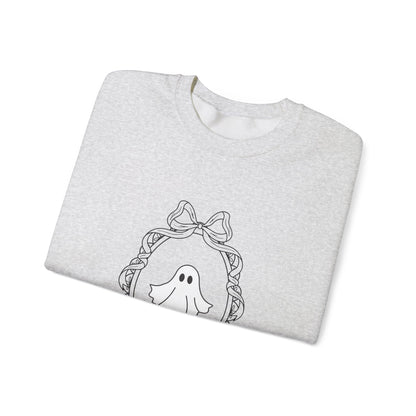 Cute Ghost Crewneck Sweatshirt | Cozy Unisex Fall Apparel, Halloween Outfit, Spooky Season Gift, Casual Comfort