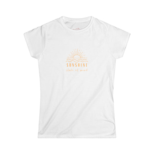 Sunshine Women's Softstyle Tee - Bright and Cheerful Top for Summer Days
