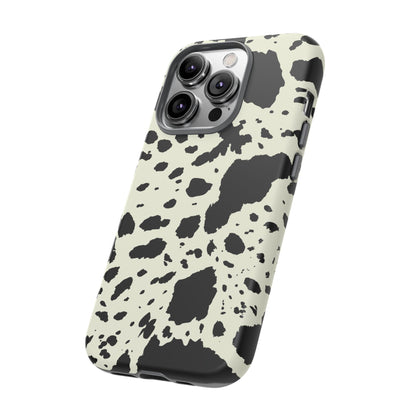 iPHONE Cow Print Tough Phone Cases l Durable Protection