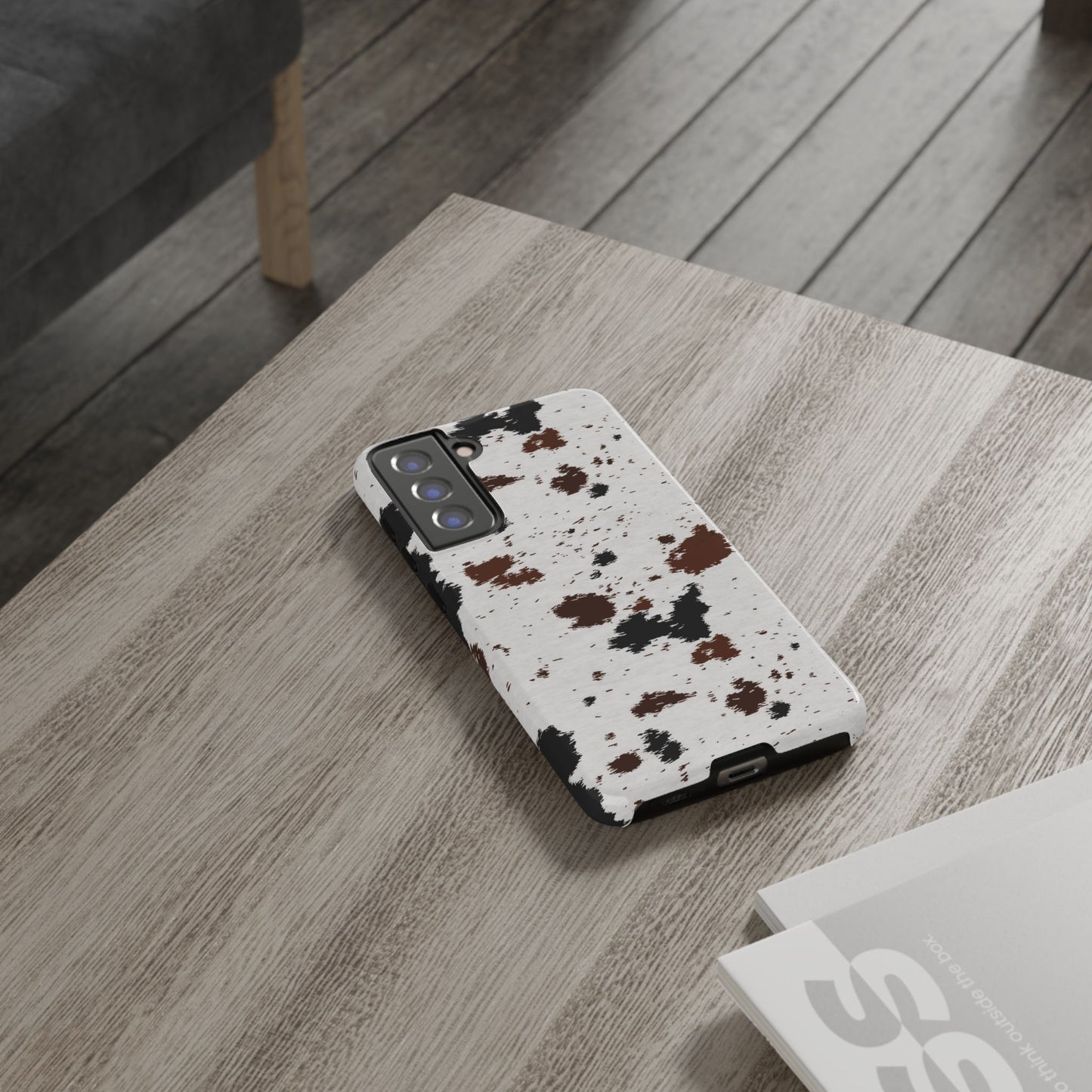 SAMSUNG Cow Print Tough Phone Case l GIFT FOR HIM AND HER