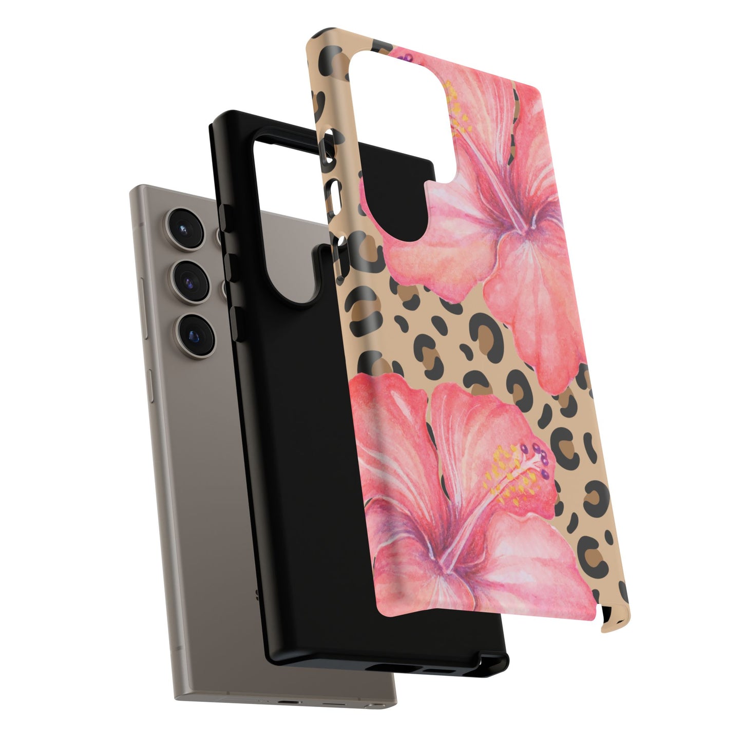 Leopard and Hibiscus SAMSUNG Tough Cases l Perfect for the Summer