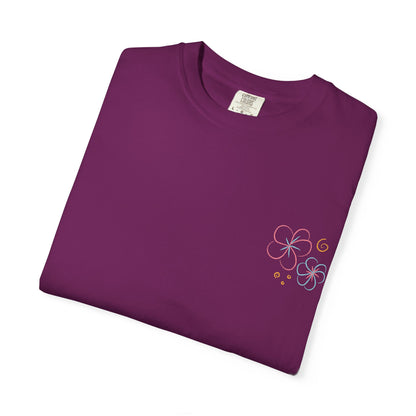 Pastel Hibiscus Logo Garment-Dyed Tee l Summer Essential
