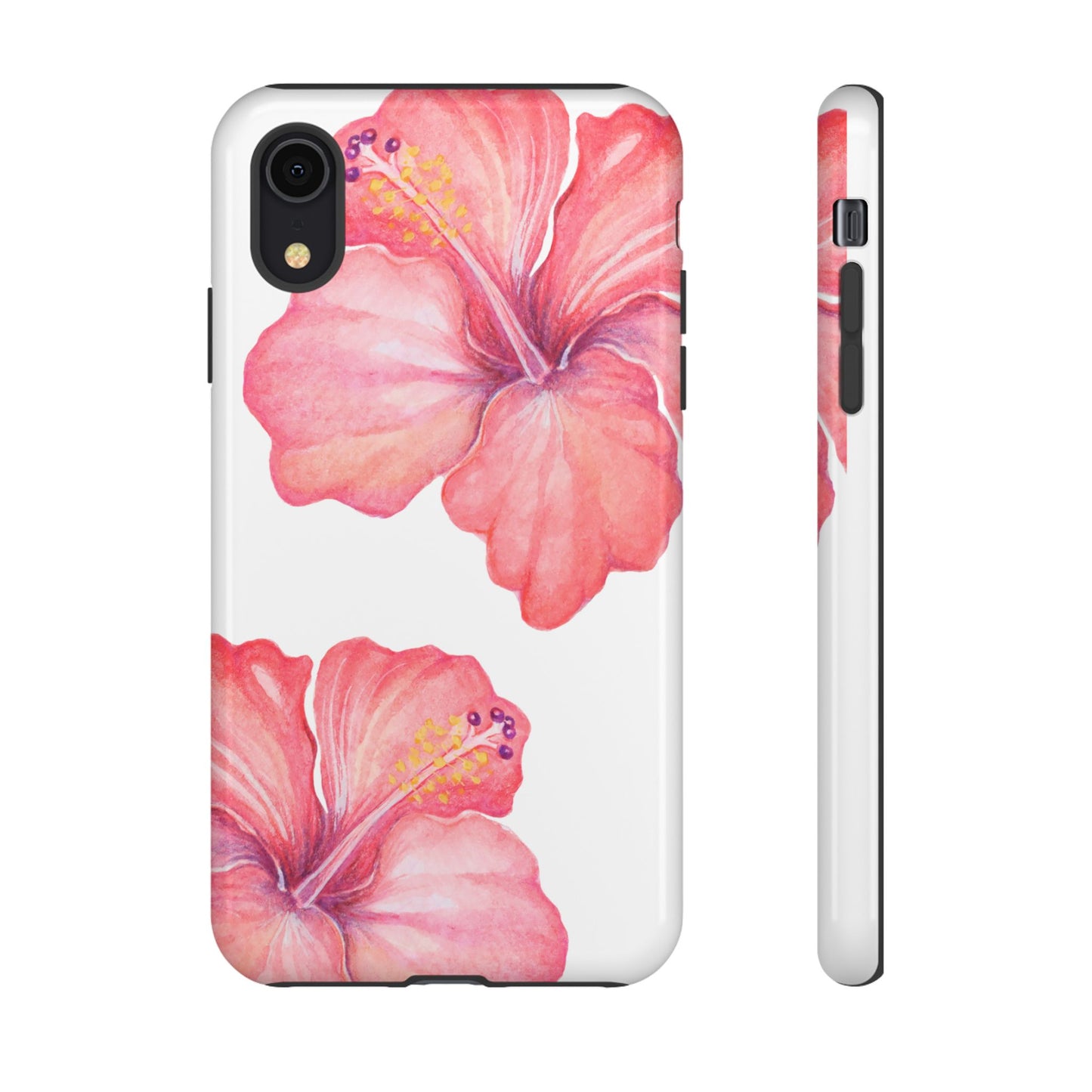 iPHONE Hibiscus Tough Case l Summer Vibe Mobile Case