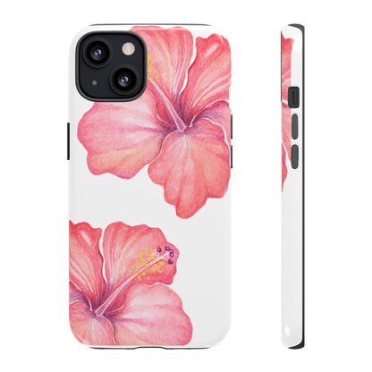 iPHONE Hibiscus Tough Case l Summer Vibe Mobile Case