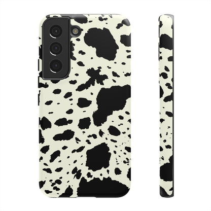 SAMSUNG Cow Print Tough Phone Cases l Durable Protection