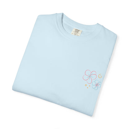 Pastel Hibiscus Logo Garment-Dyed Tee l Summer Essential