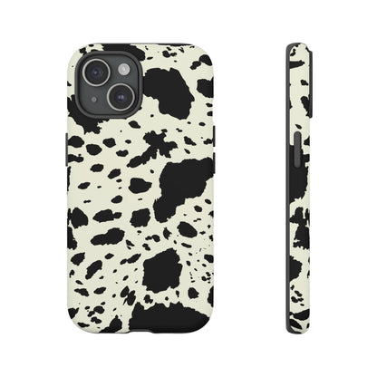 iPHONE Cow Print Tough Phone Cases l Durable Protection