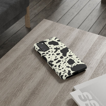 SAMSUNG Cow Print Tough Phone Cases l Durable Protection