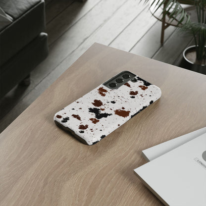 SAMSUNG Cow Print Tough Phone Case l GIFT FOR HIM AND HER