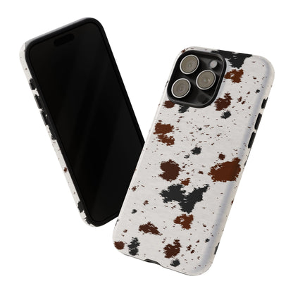 iPHONE Cow Print Tough Phone Case l GIFT FOR HIM AND HER