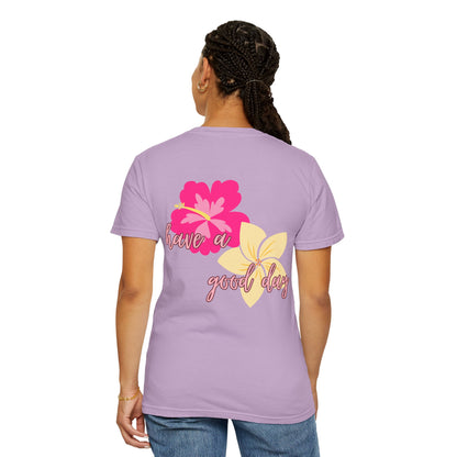 T-Shirt with Floral Print l Cheery Apparel for Summer, Casual Style