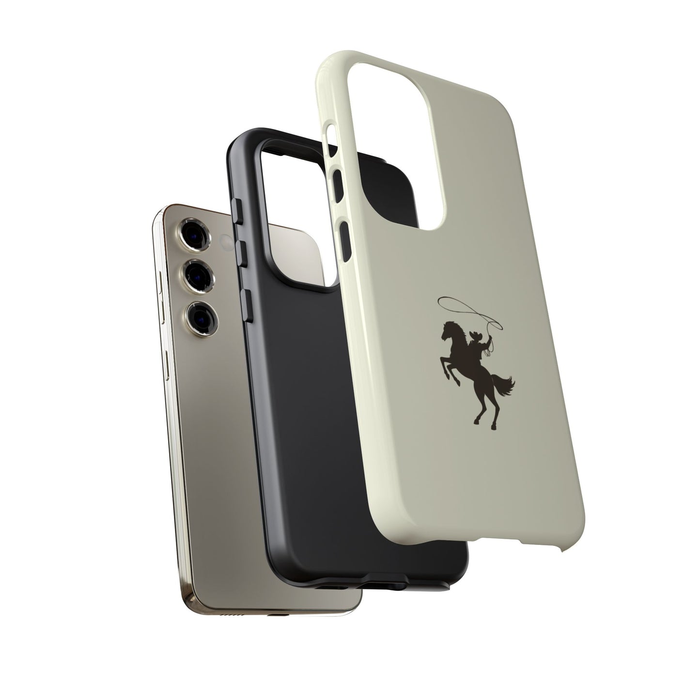 SAMSUNG Western Horse Rider Phone Case l Durable Phone Cover, Cowboy Style, Tough Case