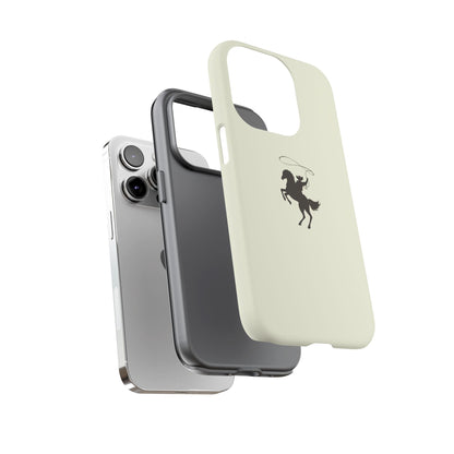 iPHONE Western Horse Rider Phone Case l Durable Phone Cover, Cowboy Style, Tough Case