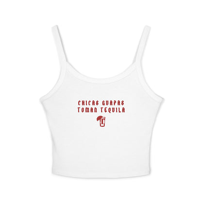Chicas Guapas Toman Tequila Camiseta de Tirantes Finos para Mujer - Prenda de Verano de Moda
