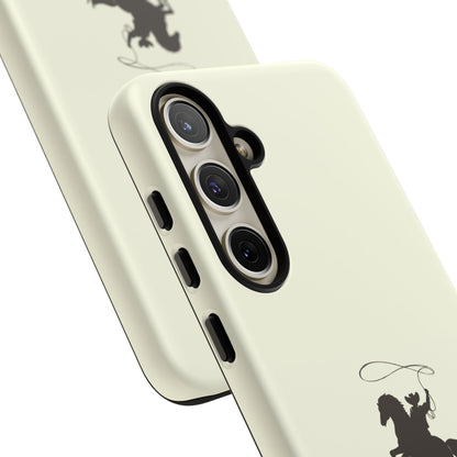 SAMSUNG Western Horse Rider Phone Case l Durable Phone Cover, Cowboy Style, Tough Case