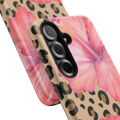 Leopard and Hibiscus SAMSUNG Tough Cases l Perfect for the Summer