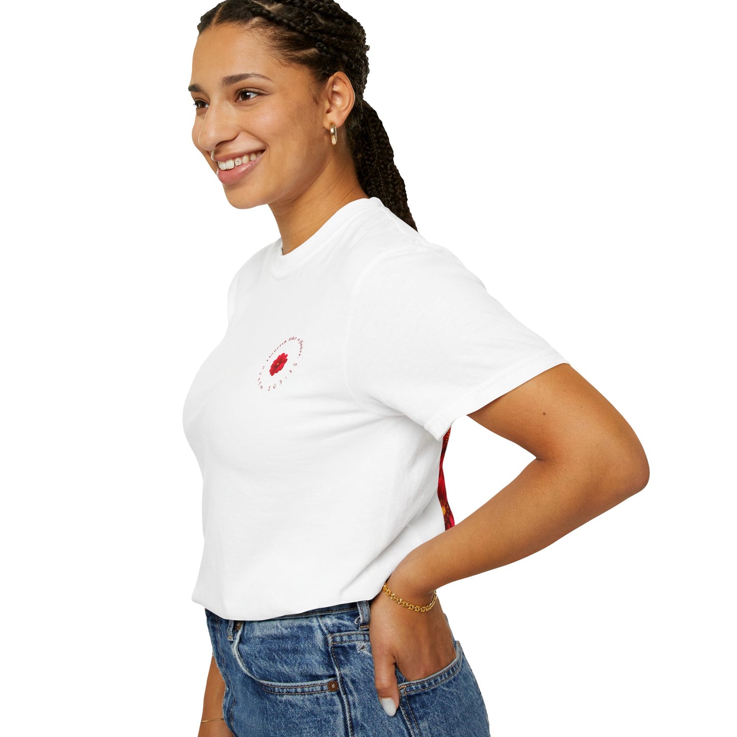 Floral Quote T-shirt l Gift for Her, Casual Wear, Daily Style