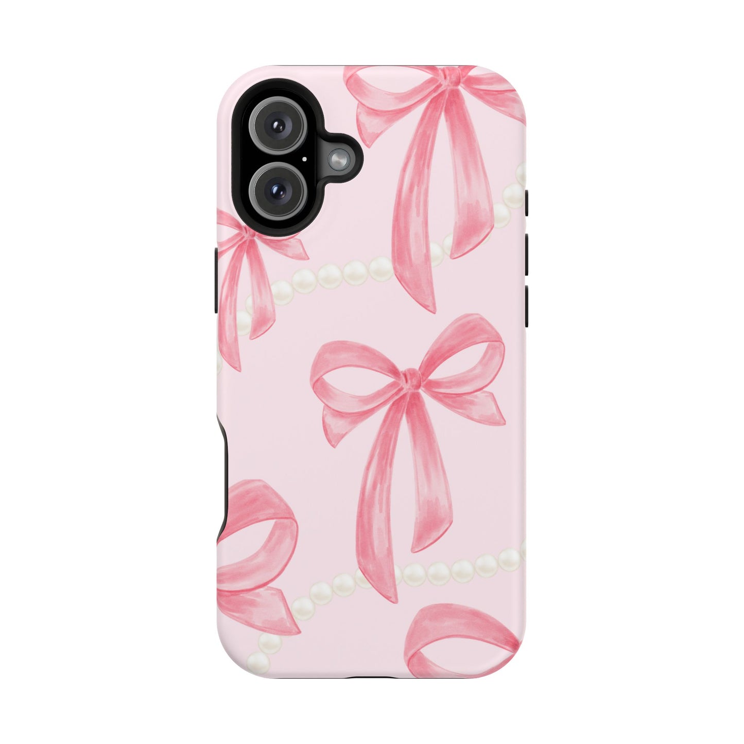 Chic Cute Bow Pink Phone Case - Impact Phone Case