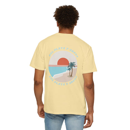 "Sol, Playa, y Arena" Beach Vibe T-Shirt Summer Apparel l Unisex Casual Wear
