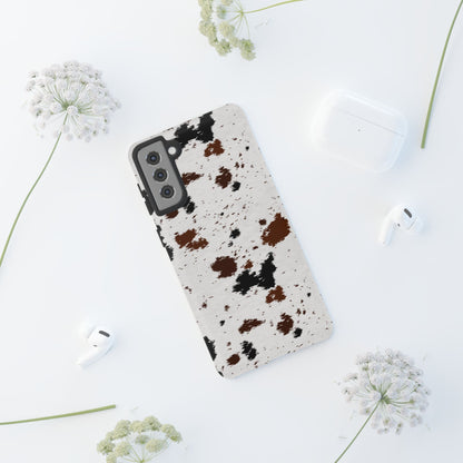 SAMSUNG Cow Print Tough Phone Case l GIFT FOR HIM AND HER