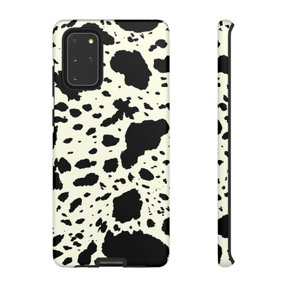 SAMSUNG Cow Print Tough Phone Cases l Durable Protection