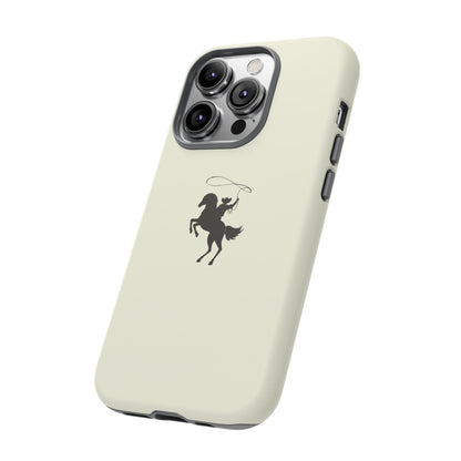 iPHONE Western Horse Rider Phone Case l Durable Phone Cover, Cowboy Style, Tough Case
