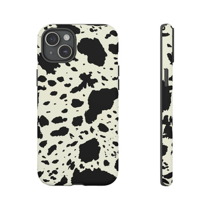 iPHONE Cow Print Tough Phone Cases l Durable Protection