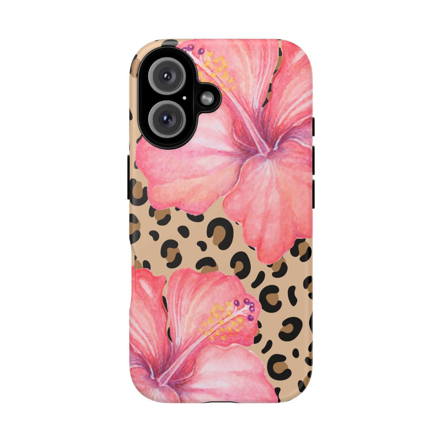 Leopard and Hibiscus iPHONE Tough Cases l Perfect for the Summer