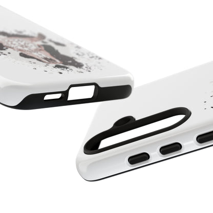 SAMSUNG Bull Skull with Cow Print Tough Phone Case l Gift for Him, Western Style