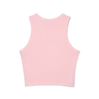 "A Little Bit Dramatic" - Cute Women's Micro Rib Racer Tank Top