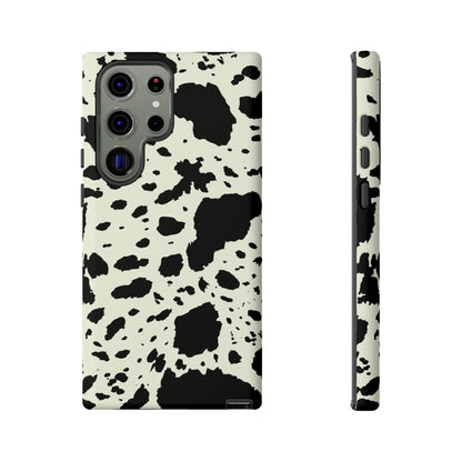 SAMSUNG Cow Print Tough Phone Cases l Durable Protection