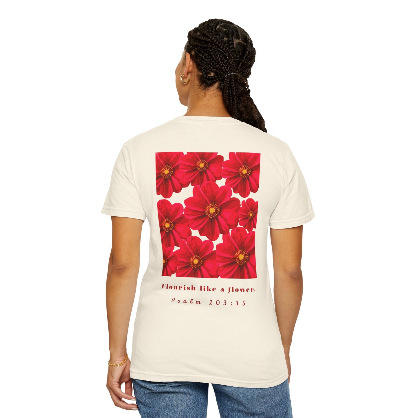 Floral Quote T-shirt l Gift for Her, Casual Wear, Daily Style